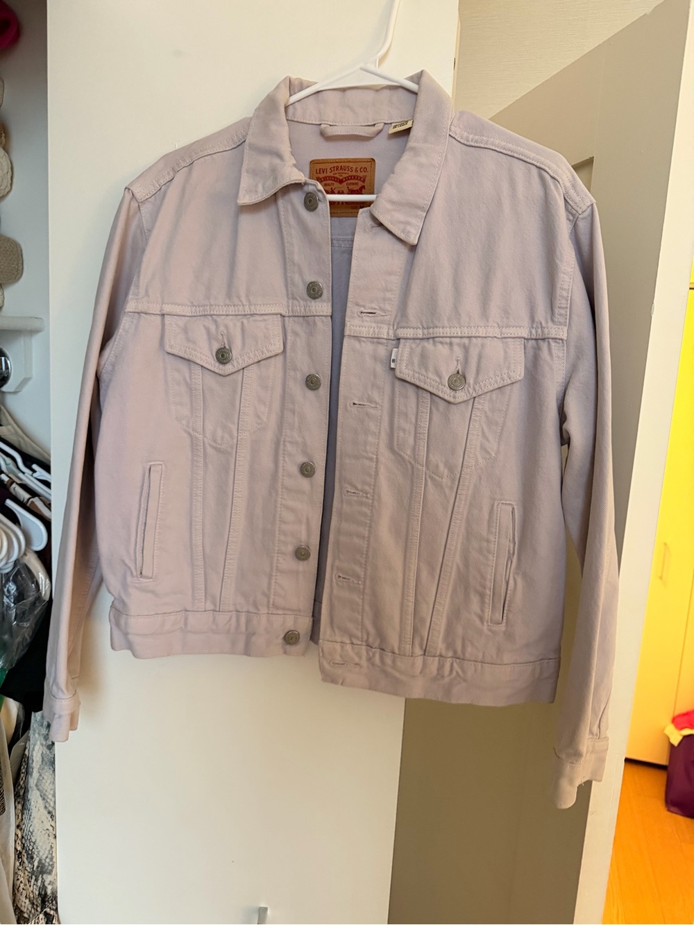 Levi's Women's Pastel Lavender Denim Jacket